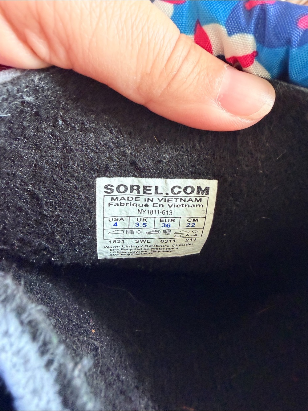 Sorel Kids Winter Boots Floral Pink Waterproof Snow Boots Size 4 Youth EU 36 - Picture 6 of 8